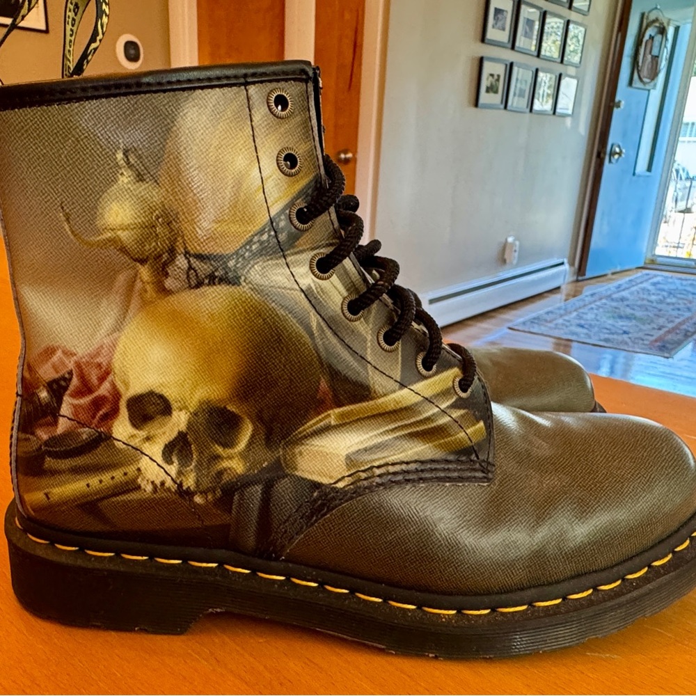 Dr. Martens Leather Boots, Sz 10
